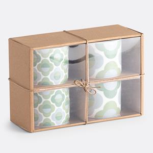 LA REDOUTE INTERIEURS Set van 4 kopjes in porselein, Venty