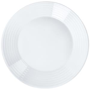 Luminarc Diep bord Stairo; 350ml, 23.5x3.2 cm (ØxH); wit; rond; 6 stuk / verpakking