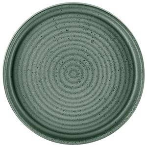 Vega Bord met hoge rand Snug; 250ml, 13.5x3 cm (ØxH); groen; rond; 4 stuk / verpakking