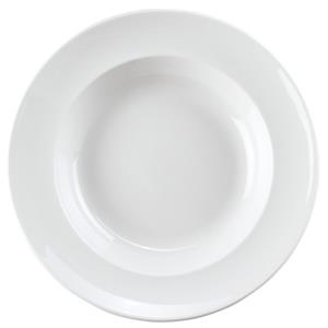 PULSIVA Diep bord Rondon; 290ml, 23x3.7 cm (ØxH); wit; rond; 6 stuk / verpakking