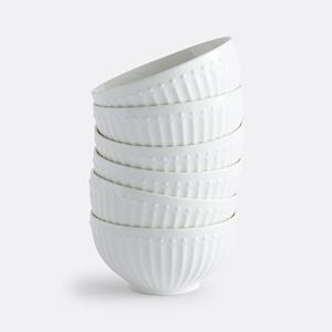 LA REDOUTE INTERIEURS Set van 6 kommen in porselein, Jewely