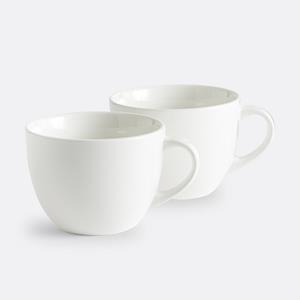 LA REDOUTE INTERIEURS Set van 2 kommen met handvat in porselein, Ginny