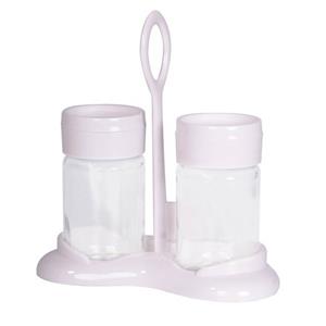 Excellent Houseware Set van peper en zout strooiers van glas 15 x 16 cm -