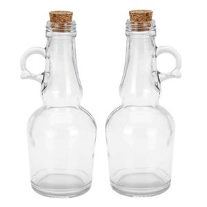 Excellent Houseware 2x stuks Tafeldecoratie olie/azijn flessen - 250 ml -
