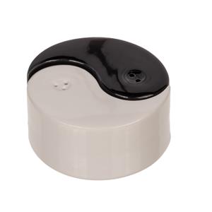 Out of the blue Peper en zout stel - yin/yang - zwart/wit - keramiek - cadeau setje -