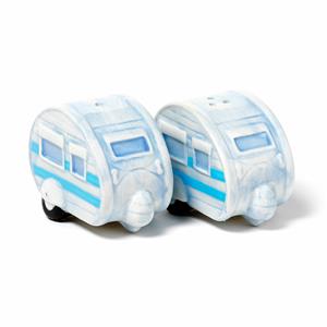 Puckator Peper en zout stel - vakantie caravans - keramiek - cadeau setje -