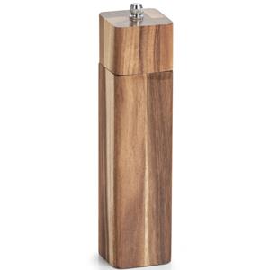 Zeller 1x Luxe peper/zout molens acacia hout 21 cm -