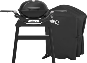 Weber Q1200N met Onderstel +  Luxe Hoes voor Q-serie met Onderstel