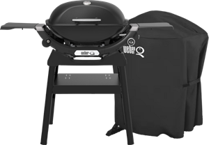 Weber Q2200N met Onderstel +  Luxe Hoes voor Q-serie met Onderstel