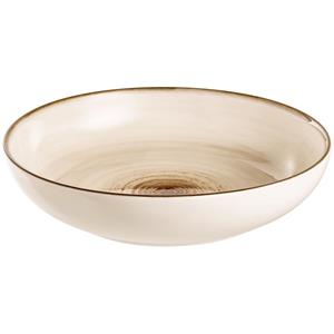 Vega Diep bord Limaro; 1000ml, 21x5 cm (ØxH); bruin; rond; 4 stuk / verpakking