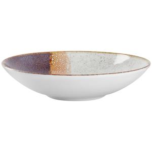 Vega Diep bord Piazza; 700ml, 21.5x5 cm (ØxH); beige/abrikoos/pruim; rond; 6 stuk / verpakking