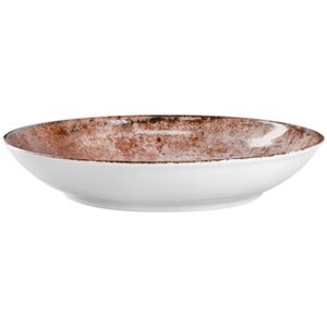 Vega Diep bord Gironia; 700ml, 21.5x5 cm (ØxH); rosa; rond; 6 stuk / verpakking