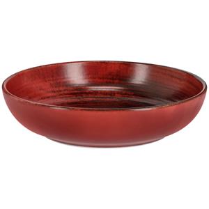Vega Diep bord Etana; 400ml, 17x4 cm (ØxH); rood; rond; 6 stuk / verpakking