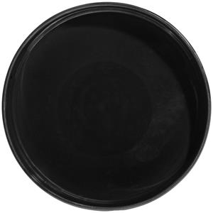 Vega Bord met hoge rand Skady mat; 1250ml, 26x4.5 cm (ØxH); zwart; rond; 4 stuk / verpakking