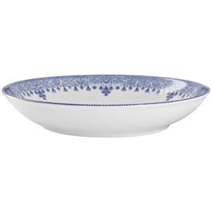 Vega Diep bord Nonna; 1000ml, 26x5 cm (ØxH); wit/blauw; rond; 6 stuk / verpakking