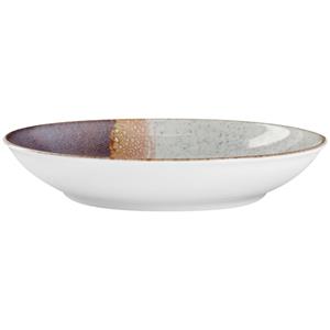 Vega Diep bord Piazza; 1000ml, 26x5 cm (ØxH); beige/abrikoos/pruim; rond; 6 stuk / verpakking