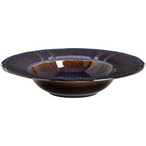 Vega Diep bord Amelina; 500ml, 27x6.1 cm (ØxH); blauw; rond; 4 stuk / verpakking