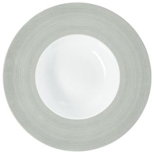 Vega Diep bord Assalto; 260ml, 23x4.3 cm (ØxH); grijs/wit; rond; 6 stuk / verpakking