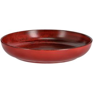 Vega Diep bord Etana; 700ml, 22x4 cm (ØxH); rood; rond; 6 stuk / verpakking