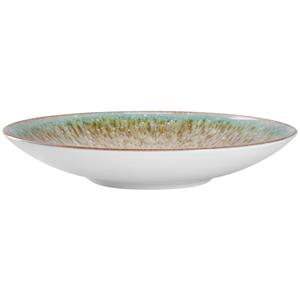 Vega Diep bord Mercury; 1700ml, 30x5 cm (ØxH); groen/bruin; rond; 6 stuk / verpakking