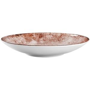 Vega Diep bord Gironia; 1700ml, 30x5.5 cm (ØxH); rosa; rond; 6 stuk / verpakking