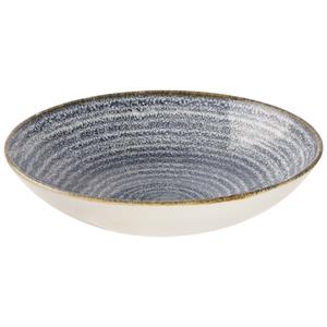 Churchill Diep bord Studio Prints Slate Blue Coupe; 426ml, 18.2x3 cm (ØxH); blauw/bruin; rond; 12 stuk / verpakking