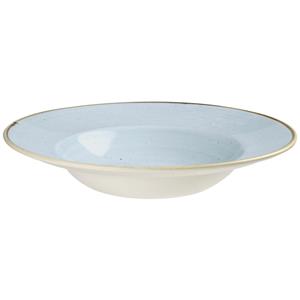 Churchill Diep bord Stonecast Duck Egg; 284ml, 24x3.7 cm (ØxH); lichtblauw/bruin; rond; 12 stuk / verpakking