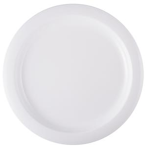 Waca Plat bord Colora; 24.1 cm (Ø); wit; rond; 5 stuk / verpakking