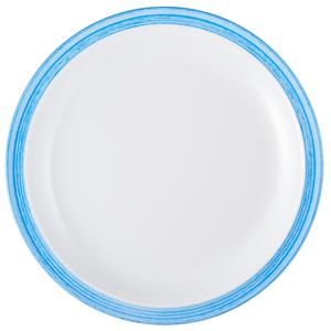 Waca Plat bord Bistro; 23.5 cm (Ø); blauw; rond; 5 stuk / verpakking