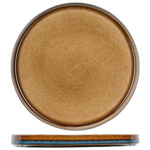 Cosy & Trendy Dessertbord Quintana; 22 cm (Ø); amber; rond; 6 stuk / verpakking