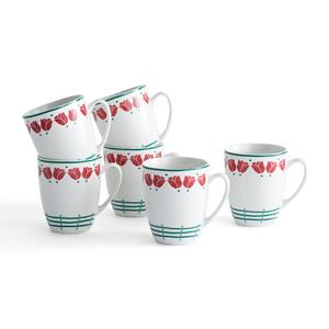 LA REDOUTE INTERIEURS Set van 6 mokken, Romati