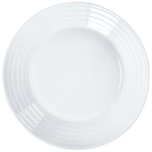 Luminarc Plat bord Stairo; 19x1.9 cm (ØxH); wit; rond; 6 stuk / verpakking