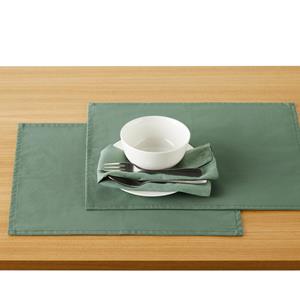 LA REDOUTE INTERIEURS Set van 2 placemats in soepel gecoat katoen, Scénario