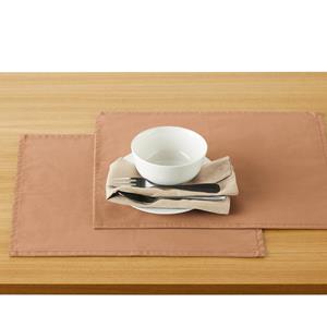 LA REDOUTE INTERIEURS Set van 2 placemats in soepel gecoat katoen, Scénario