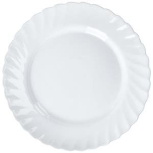 Arcoroc Platte borden Trianon; 27 cm (Ø); wit; rond; 6 stuk / verpakking