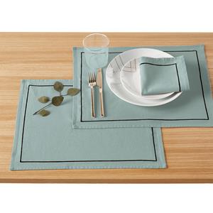 LA REDOUTE INTERIEURS Set van 4 placemats gewassen linnen/katoen Métis Bourdon