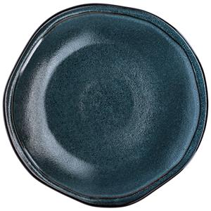 PULSIVA Plat bord Mare; 27.5x3 cm (ØxH); blauw; rond; 4 stuk / verpakking