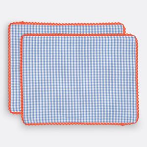 LA REDOUTE INTERIEURS Set van 2 placemats in katoen/linnen Trattoria