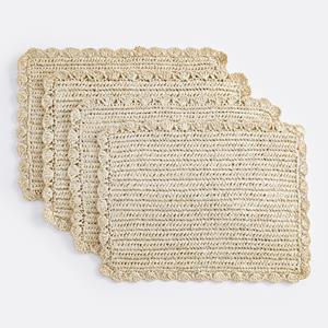 LA REDOUTE INTERIEURS Set van 4 placemats, Solia