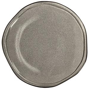 PULSIVA Plat bord Mare; 20.5x2 cm (ØxH); grijs; rond; 6 stuk / verpakking