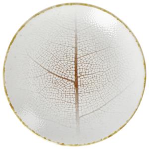 Vega Plat bord Pianta; 16.5 cm (Ø); wit/bruin; rond; 6 stuk / verpakking