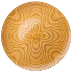 PULSIVA Plat bord Spirit; 28 cm (Ø); bruin; rond; 4 stuk / verpakking