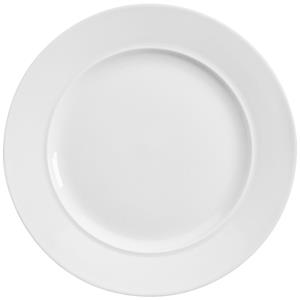 Vega Plat bord Base met opstaande raand; 20x2.1 cm (ØxH); wit; rond; 6 stuk / verpakking
