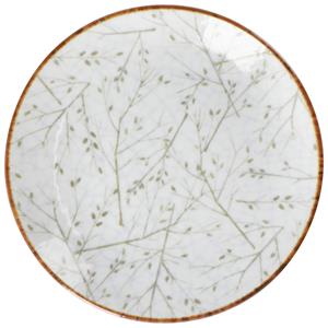 Vega Plat bord Eden; 20.5 cm (Ø); wit/beige; rond; 6 stuk / verpakking