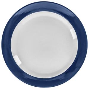 PULSIVA Plat bord Joy; 21 cm (Ø); blauw; rond; 6 stuk / verpakking