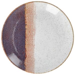 Vega Plat bord Piazza; 20.5 cm (Ø); beige/abrikoos/pruim; rond; 6 stuk / verpakking