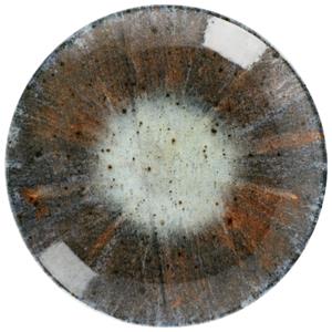 Vega Plat bord Saturnus; 20.5 cm (Ø); antraciet/groen/oranje; rond; 6 stuk / verpakking