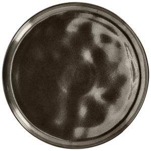 Vega Plat bord  Novulus; 27.2x2.2 cm (ØxH); bruin; rond; 6 stuk / verpakking