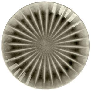 Vega Plat bord Flora; 20.5x2.7 cm (ØxH); grijs; rond; 4 stuk / verpakking