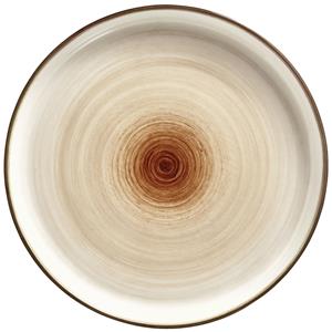 Vega Plat bord Limaro; 21 cm (Ø); bruin; rond; 6 stuk / verpakking